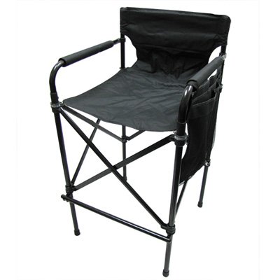 Telescopic Tall Director's Chair Folding Directors Chair Camping Chair (Carry Case Included)