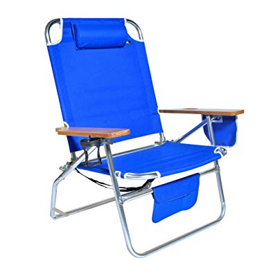 Big Jumbo Heavy Duty 500 lbs XL Aluminum Beach Chair for Big & Tall