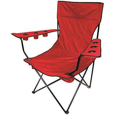 On The Edge 810170 Kingpin Giant Folding Chair (Red)